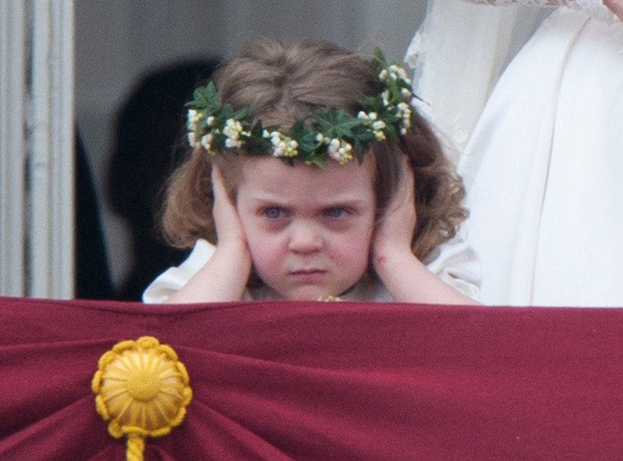 Social Media Moments of the Decade - 2011, Grumpy flower girl